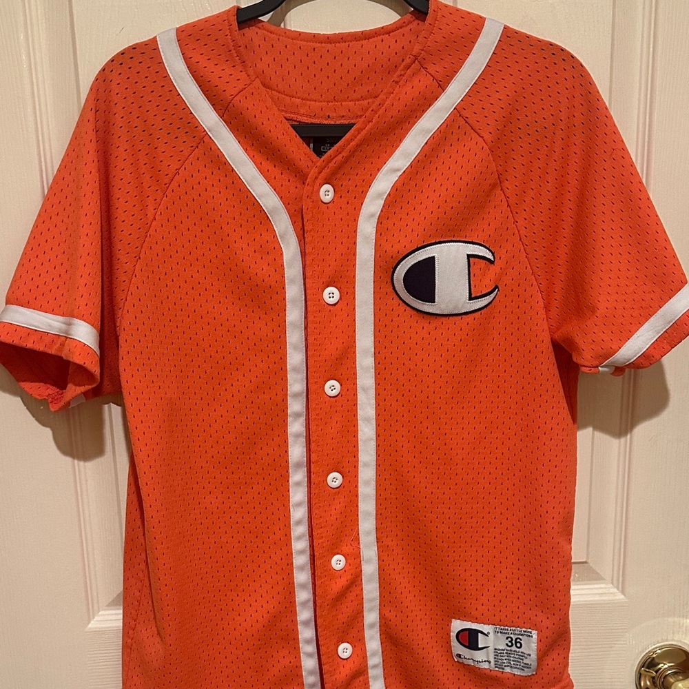 Champion Coral Baseball Jersey